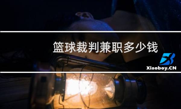 篮球裁判兼职多少钱图片