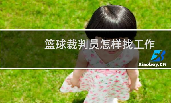 篮球裁判员怎样找工作图片