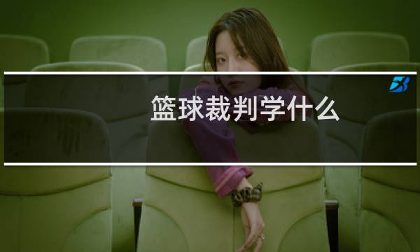 篮球裁判学什么图片