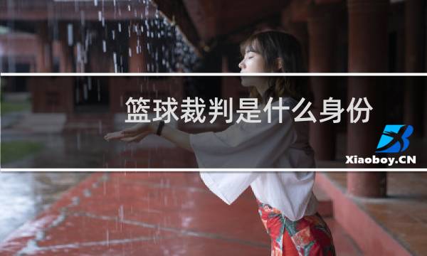 篮球裁判是什么身份图片