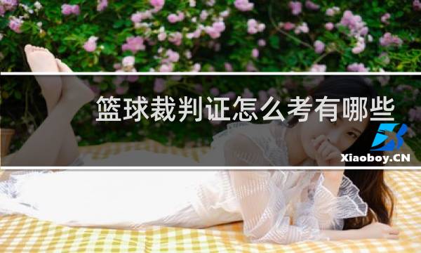 篮球裁判证怎么考有哪些条件图片
