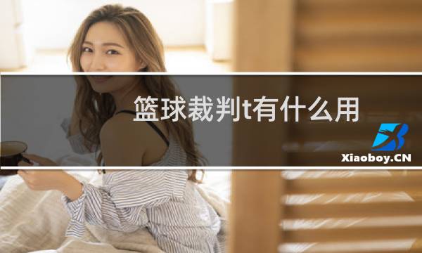 篮球裁判t有什么用图片