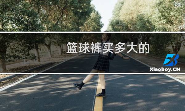 篮球裤买多大的图片