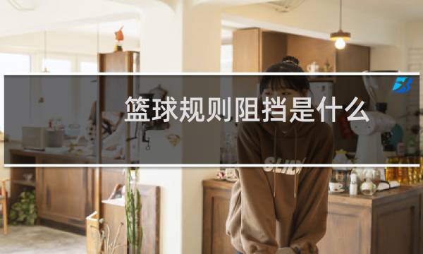 篮球规则阻挡是什么图片