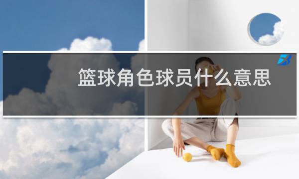 篮球角色球员什么意思图片