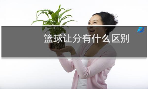 篮球让分有什么区别图片