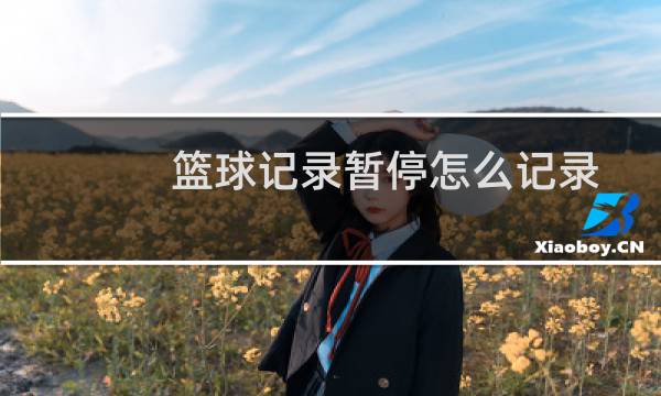 篮球记录暂停怎么记录图片