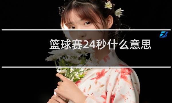 篮球赛24秒什么意思图片