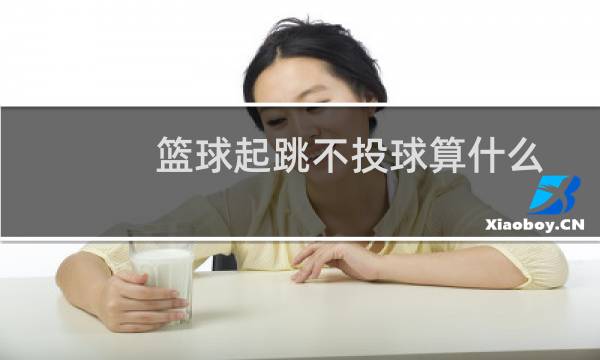 篮球起跳不投球算什么图片