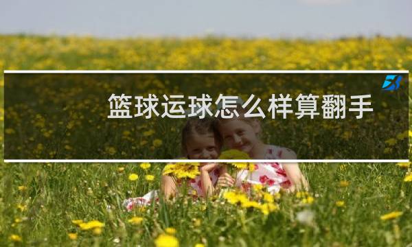 篮球运球怎么样算翻手图片