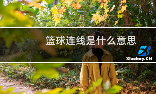 篮球连线是什么意思图片
