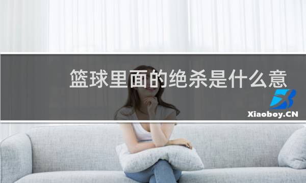 篮球里面的绝杀是什么意思图片