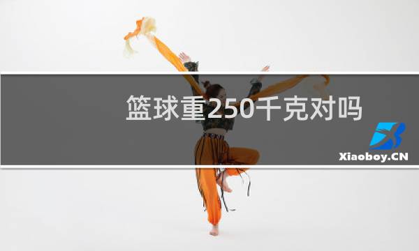 篮球重250千克对吗图片