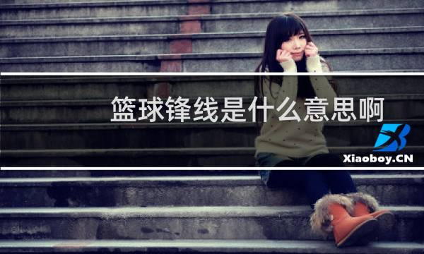 篮球锋线是什么意思啊图片