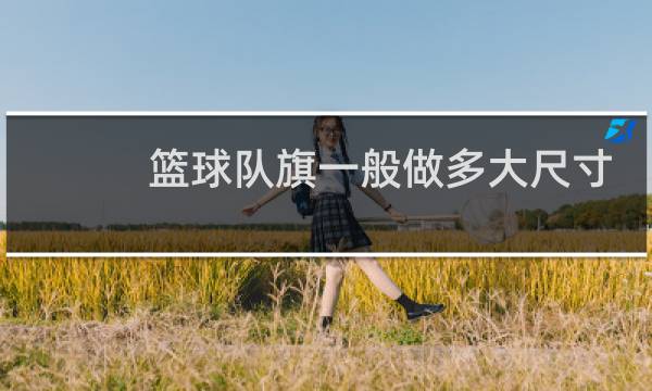 篮球队旗一般做多大尺寸图片