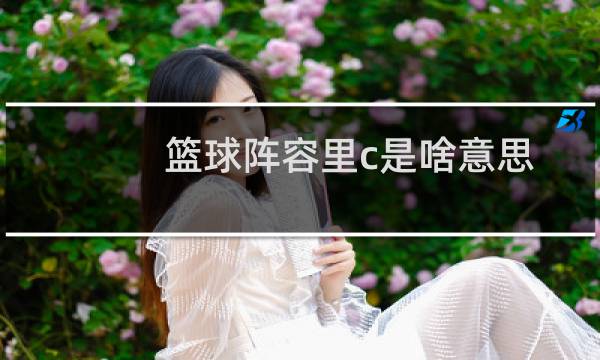 篮球阵容里c是啥意思图片