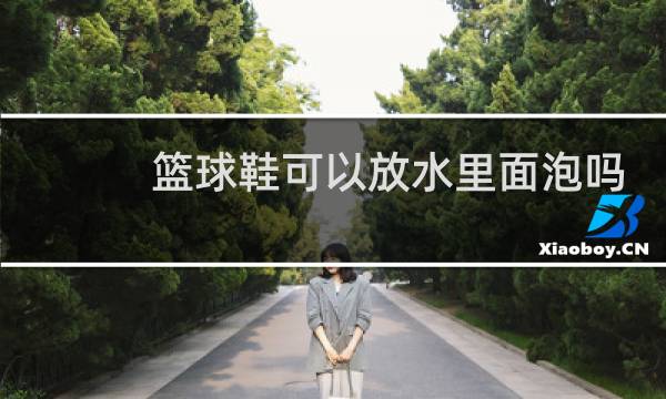 篮球鞋可以放水里面泡吗图片