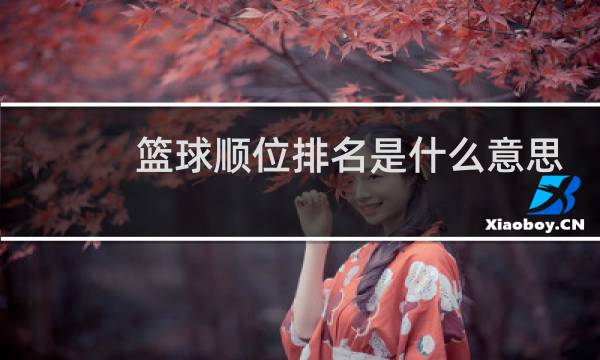 篮球顺位排名是什么意思图片