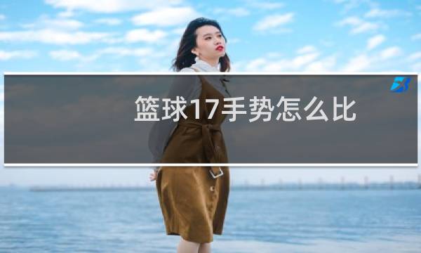篮球17手势怎么比图片