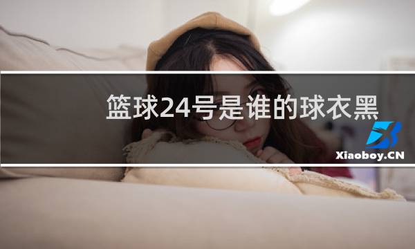 篮球24号是谁的球衣黑人图片