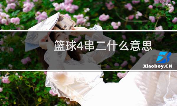 篮球4串二什么意思图片