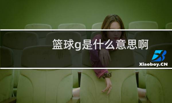 篮球g是什么意思啊图片