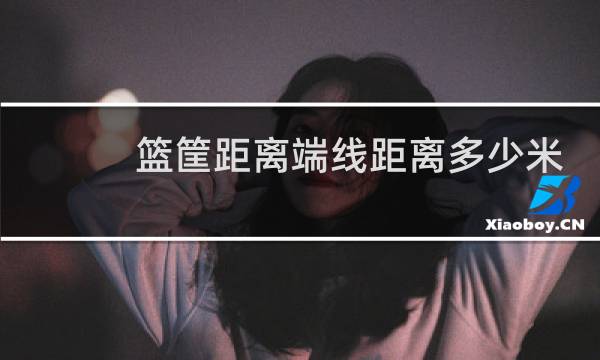 篮筐距离端线距离多少米图片