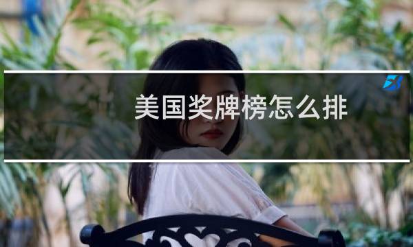 美国奖牌榜怎么排图片