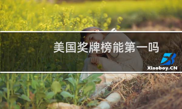 美国奖牌榜能第一吗图片