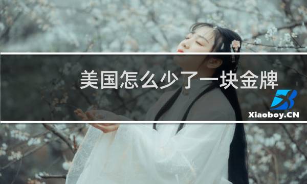 美国怎么少了一块金牌图片