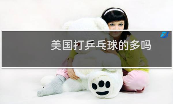 美国打乒乓球的多吗图片
