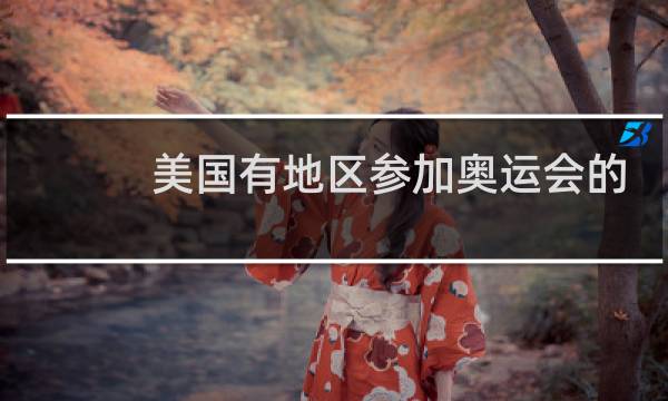 美国有地区参加奥运会的吗图片