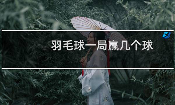 羽毛球一局赢几个球图片