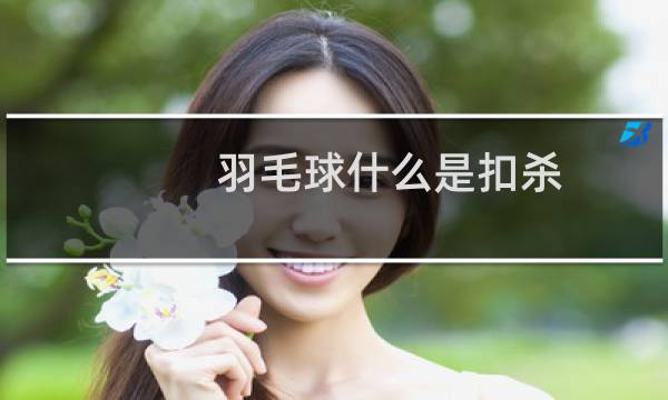 羽毛球什么是扣杀图片