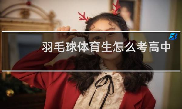 羽毛球体育生怎么考高中图片