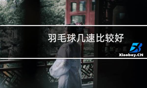 羽毛球几速比较好图片