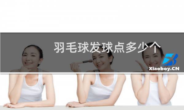 羽毛球发球点多少个图片