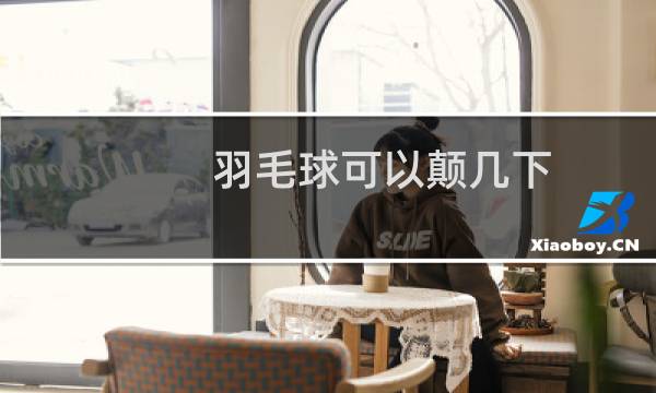 羽毛球可以颠几下图片