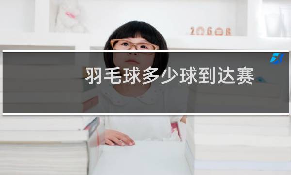 羽毛球多少球到达赛图片