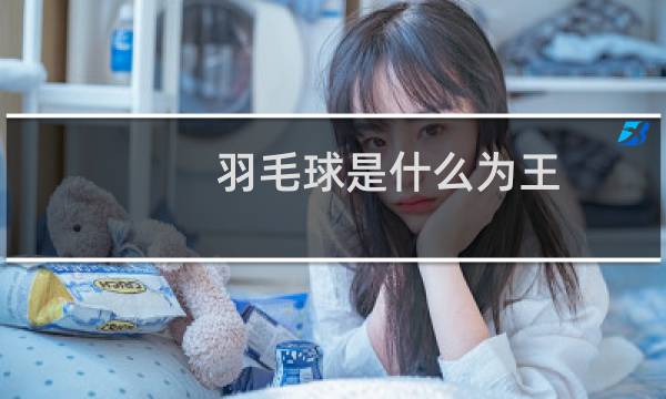 羽毛球是什么为王图片