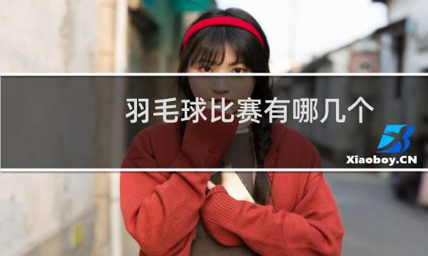 羽毛球比赛有哪几个图片