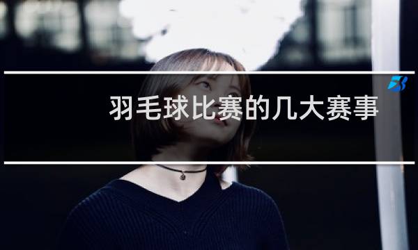 羽毛球比赛的几大赛事图片