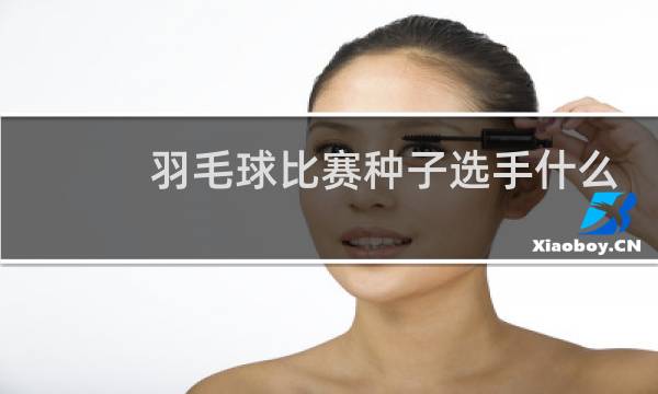 羽毛球比赛种子选手什么意思图片