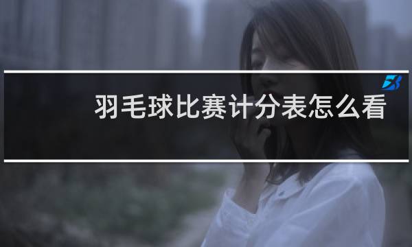 羽毛球比赛计分表怎么看图片