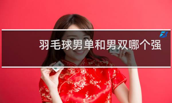 羽毛球男单和男双哪个强度大图片