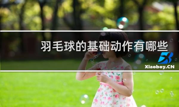 羽毛球的基础动作有哪些图片