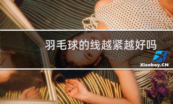 羽毛球的线越紧越好吗图片