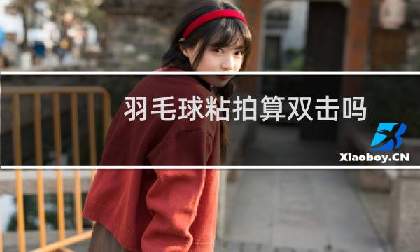 羽毛球粘拍算双击吗图片