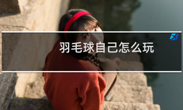 羽毛球自己怎么玩图片