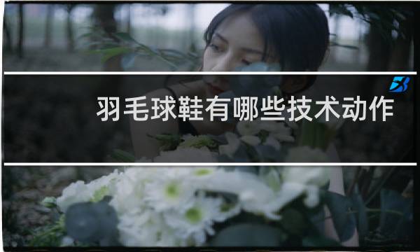 羽毛球鞋有哪些技术动作图片